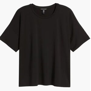 Eileen Fisher —Bateau Neck Boxy T-Shirt